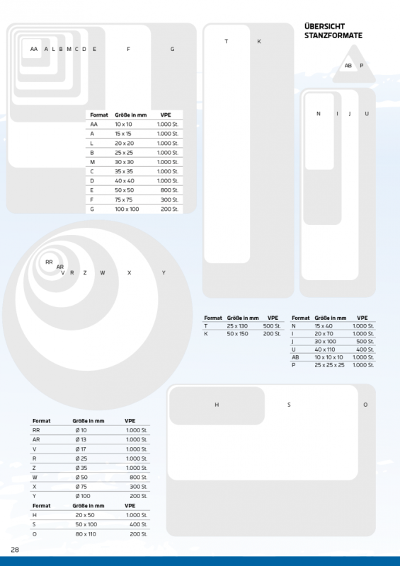 Round Repair materials different sizes and qualities 1000 pcs/ pack